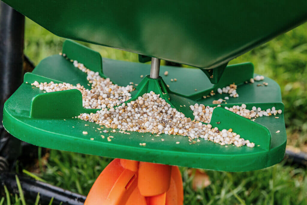 Lawn fertilization summer service